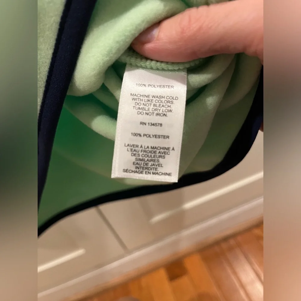 Vineyard Vines Bright Green Quarter Zip Fleece